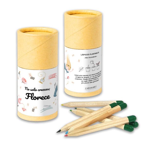 Estuche Lápices Plantables | Colección Fantasía