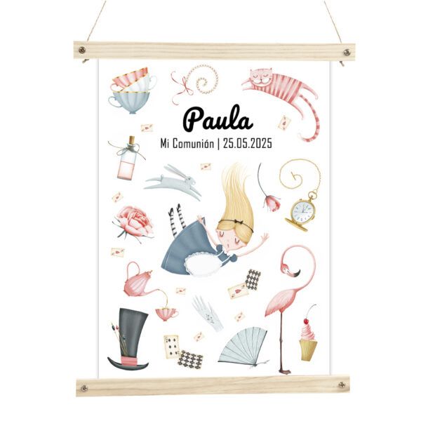 Lámina A3 Personalizada | Colección Fantasía Alicia
