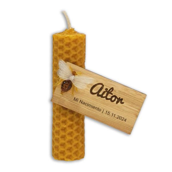 Vela de Miel 100% Pura de Abejas | Colección Baby
