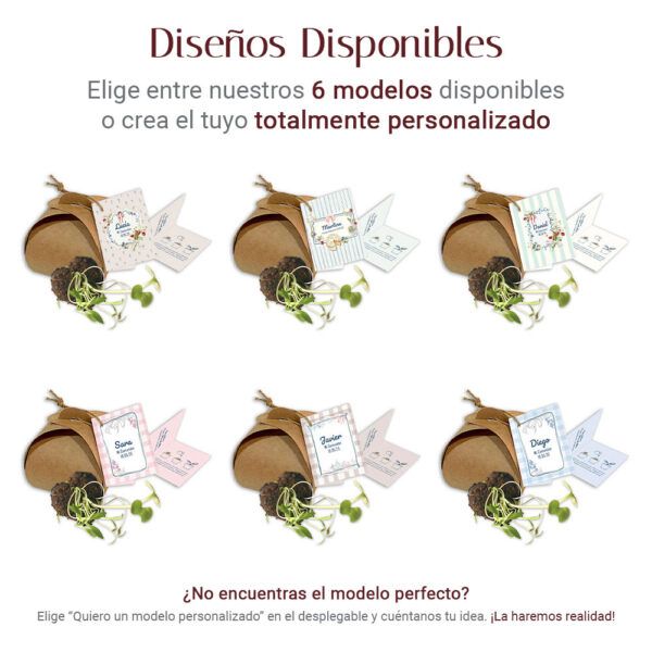 Bombón Eco-Plantable | Colección Comunión