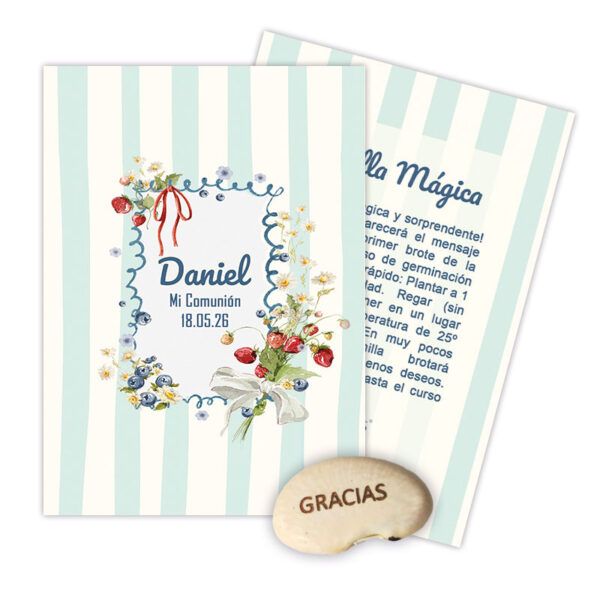 Tarjetón Semilla Mágica | Colección Comunión