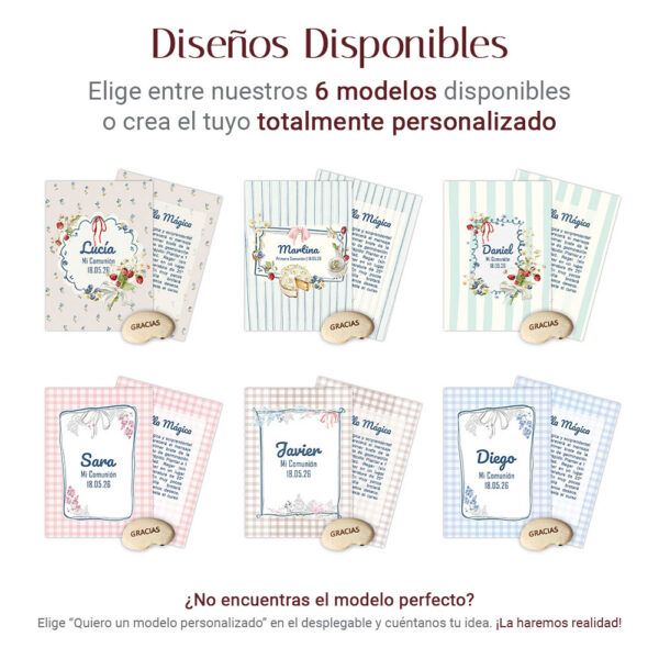 Tarjetón Semilla Mágica | Colección Comunión