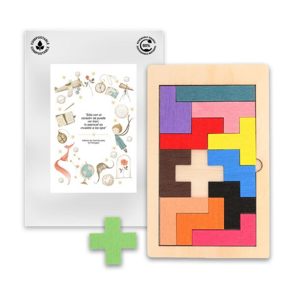 Juego Madera + Bolsa Bio/Etiqueta | Colección Fantasía