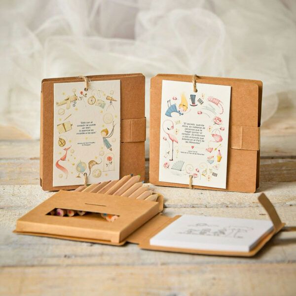 Set Dibujos/Colores + Etiqueta | Colección Fantasía