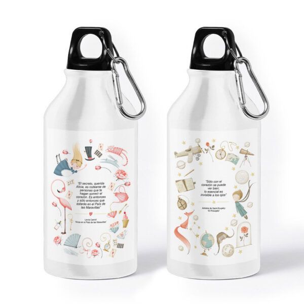 Botella Metálica + Etiqueta Personalizable | Colección Fantasía