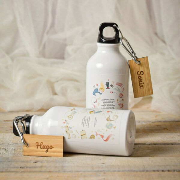 Botella Metálica + Etiqueta Personalizable | Colección Fantasía