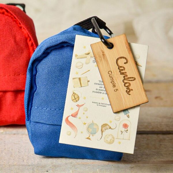 Mochila/Monedero + Etiqueta Personalizable | Colección Fantasía