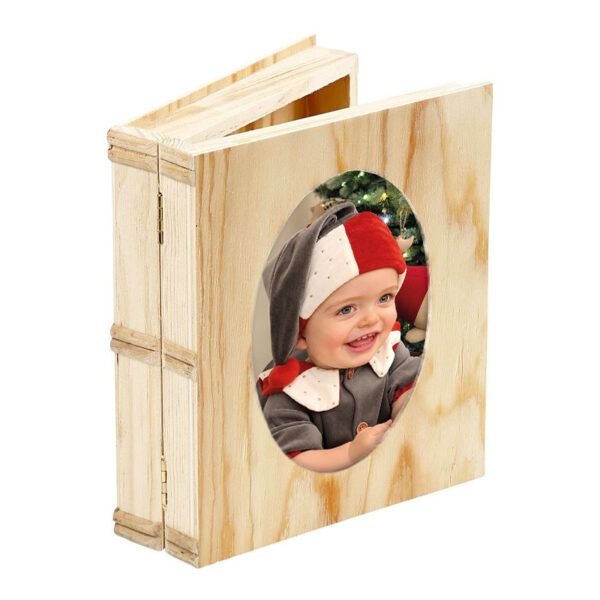 Caja Libro Madera / Portafotos | Colección Navidad