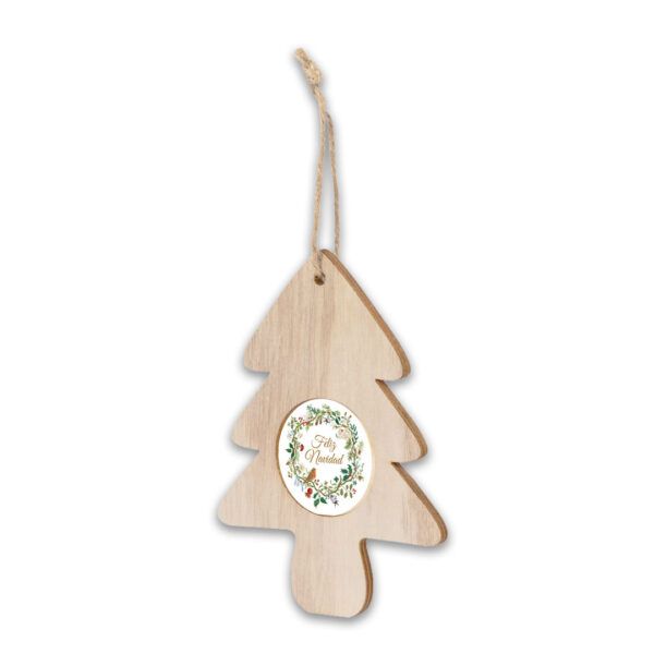 Colgante / Portafotos Árbol Madera Personalizable | Colección Navidad