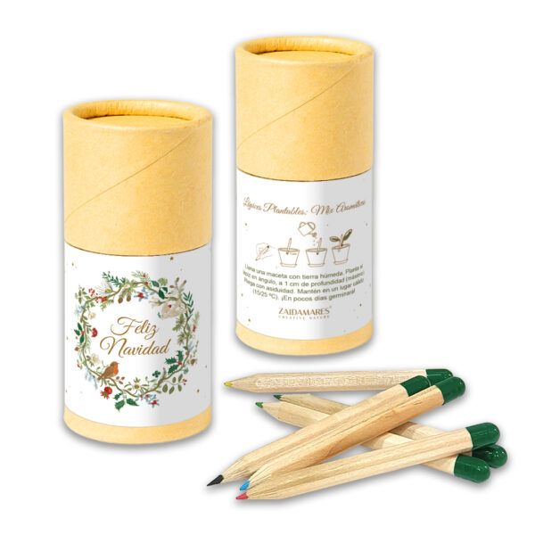 Estuche Lápices Colores | Colección Navidad