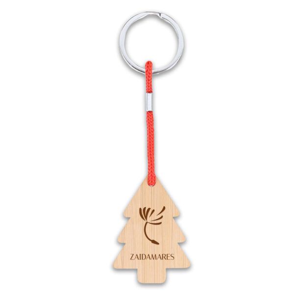 Llavero Madera Árbol Navidad