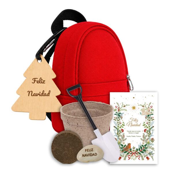 Mochila / Monedero + Kit Semilla Mágica | Colección Navidad
