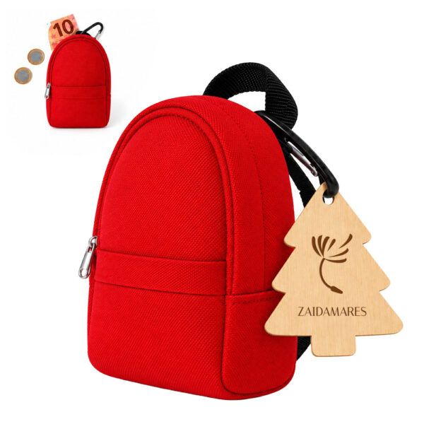 Mochila/Monedero + Árbol Madera