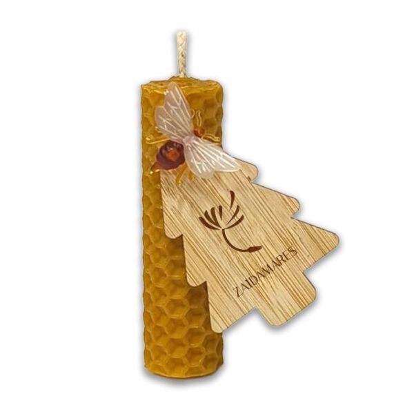 Vela de Miel + Árbol Madera